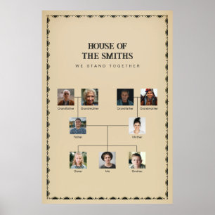 3 Barn i Anpassningsbarna Träd Poster