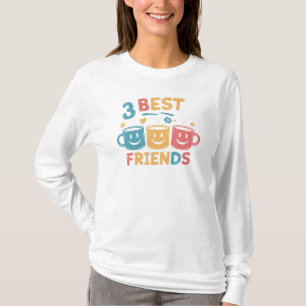 3 Bästa vänner för målning T-skirt av kaffe Mugg T Shirt