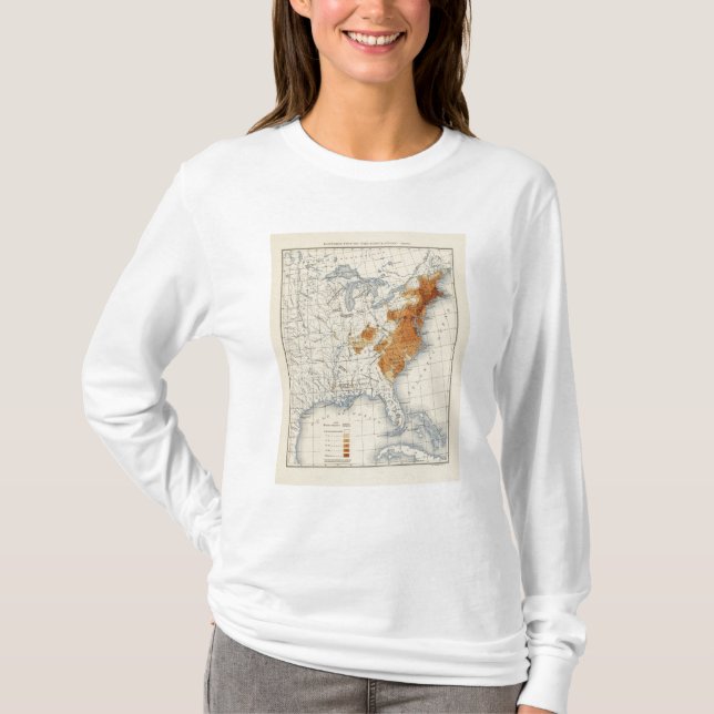 3 befolkning 1800 tee shirt (Framsida)