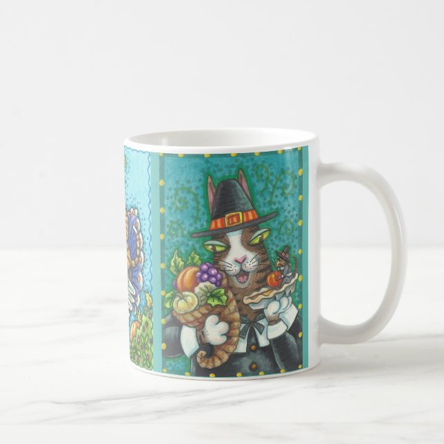 3 Bild H's N'Fitz Cats THANKSGIVING MUGG (Höger)
