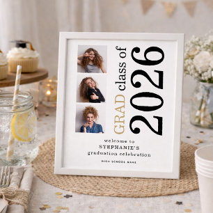 3 bilder 2026 Vita Välkommen till Examen Poster