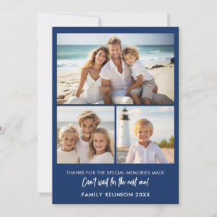 3 bilder - Minnen från familjesammanträff Julkort