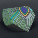 3 Blå fjädrar Peacock Tie 4 Bröllop eller när som  Slips<br><div class="desc">Alla typer av sida som inte skrivs ut på framsidan och baksidan kan anpassas av dig så att även utskriften finns på baksidan. Klicka bara på anpassa fler och markera alla och kopiera och markera sedan baksidan och klistra in.</div>