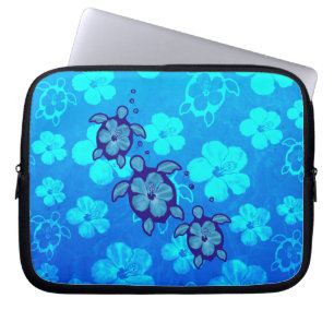 3 blåttHonu sköldpaddor Laptop Sleeve