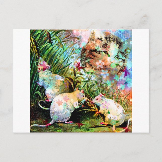 3 BLINDER MICE.jpg Vykort (Framsida)