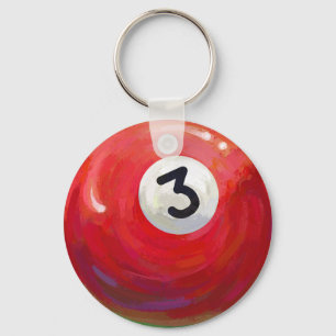 3 BOLL NYCKELRING