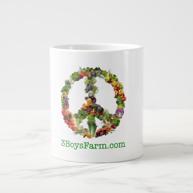 3 Boys Farm jumbokaffe mugg Jumbo Mugg (Framsidan)