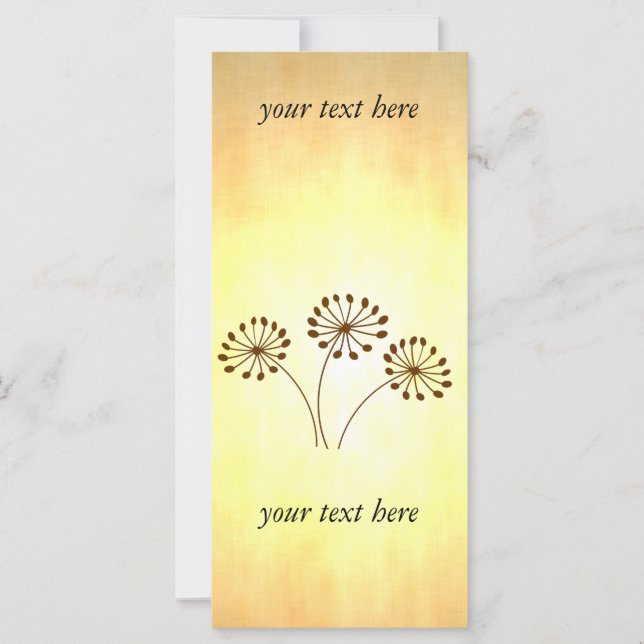 3 Brun blommor (Framsida)