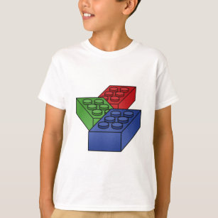 3 bygga kvarter - vektorpopkonst t-shirt