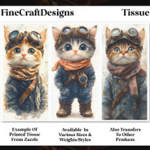 3 Cats Kittens set DE4 Decoupage