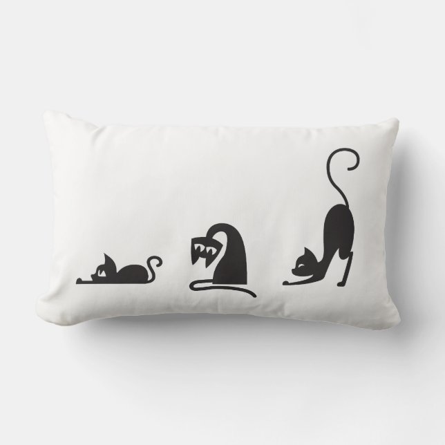 3 cats lumbarkudde (Framsida)