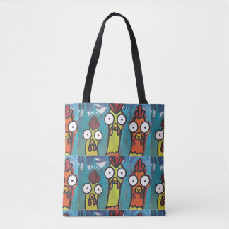 3 Chicken Shoulder Tote bag Tygkasse