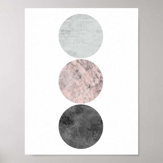 3 cirklar rosa poster (Framsidan)