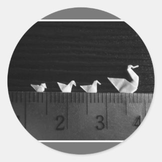 3 cm Simma i familjen Runt Klistermärke