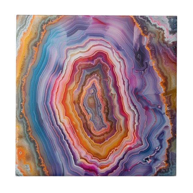 3 D agate Ceramic Tile Kakelplatta (Framsidan)