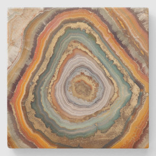 3 D agate Stone Underlägg