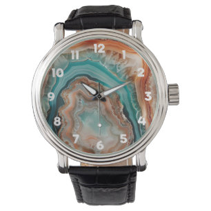 3 D Agate Watch Armbandsur