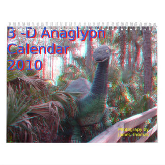 3-D Anaglyphfotokalender Kalender