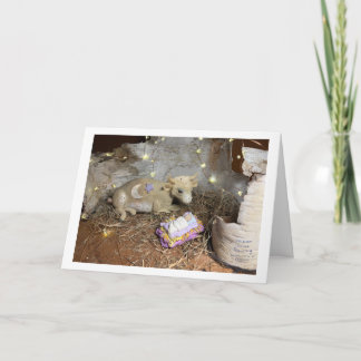 3-D Första jul Kort