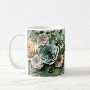 3 D Grönt Säljblomma Kaffemugg