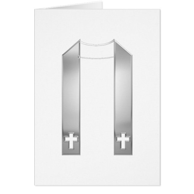 3-D Se Silver Priests lager Hälsningskort (Framsidan)