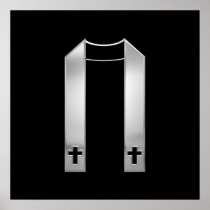 3-D Se Silver Priests lager Poster