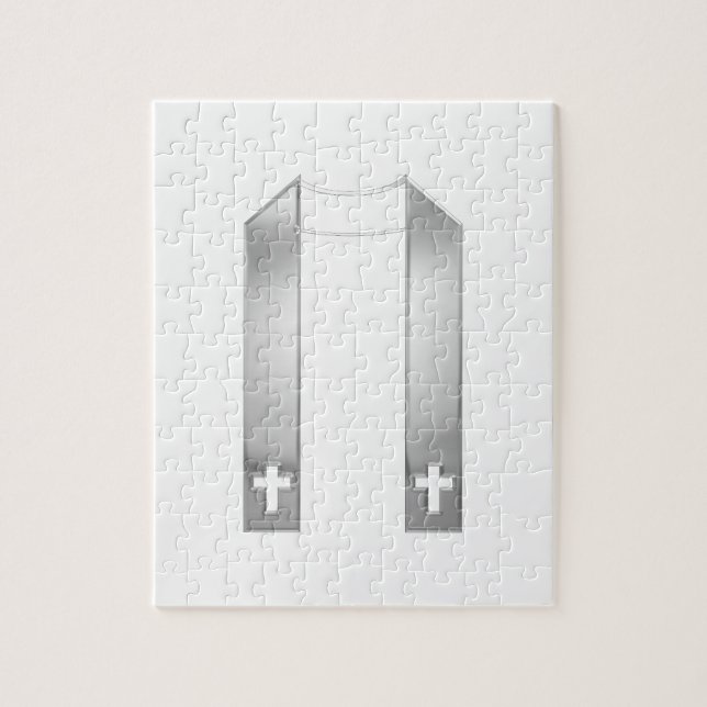3-D Se Silver Priests lager Pussel (Vertikal)