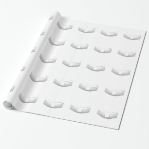 3-D Titta på Silver prästes eller ministerns kro Presentpapper