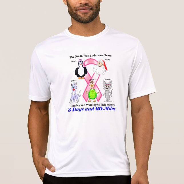 3 dag 60 Miles manar kapacitet T Shirt (Framsida)