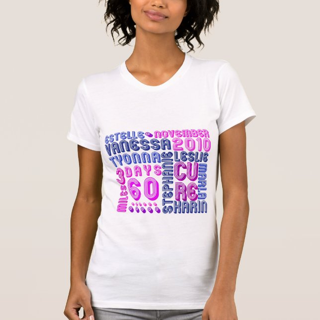 3 DAGAR 60 MILES TEE SHIRT (Framsida)