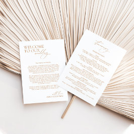 3 dagars Bröllop Internationell Elegant Modern skr