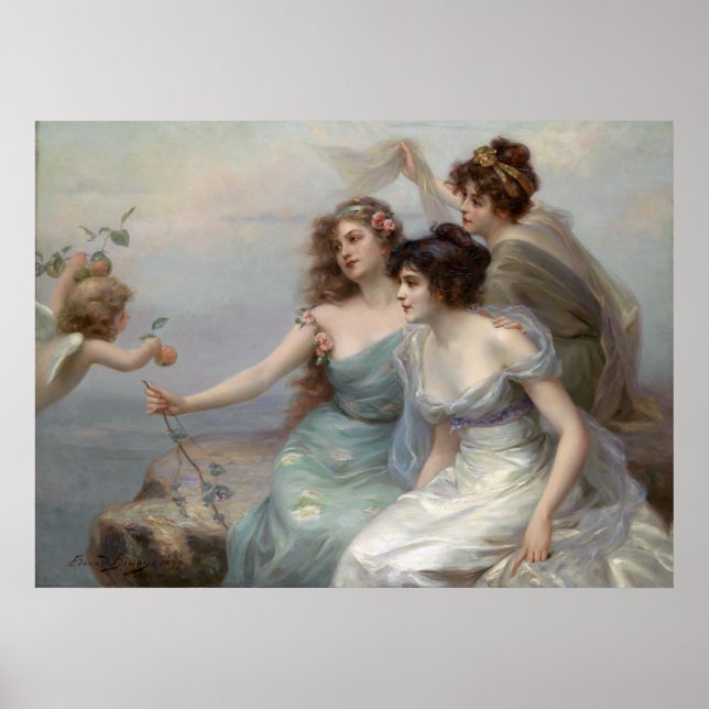 3 Dam och gel Poster (Framsidan)