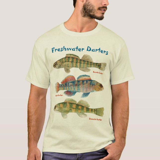 3 Darters avslappnad skjortan Tee Shirt (Framsida)