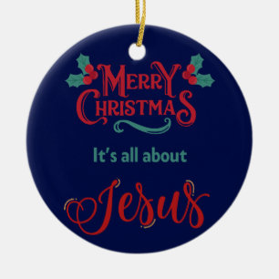 #3 Det handlar om Jesus – jul Julgransprydnad Keramik