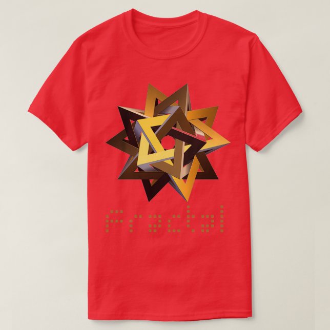 3-dimensionell fraktur t shirt (Design framsida)