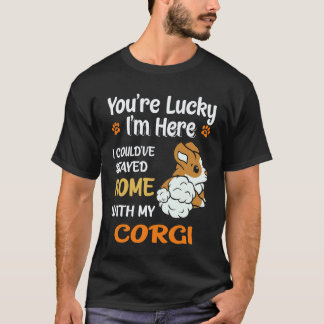 3 Du är Lucky Corgi T Shirt