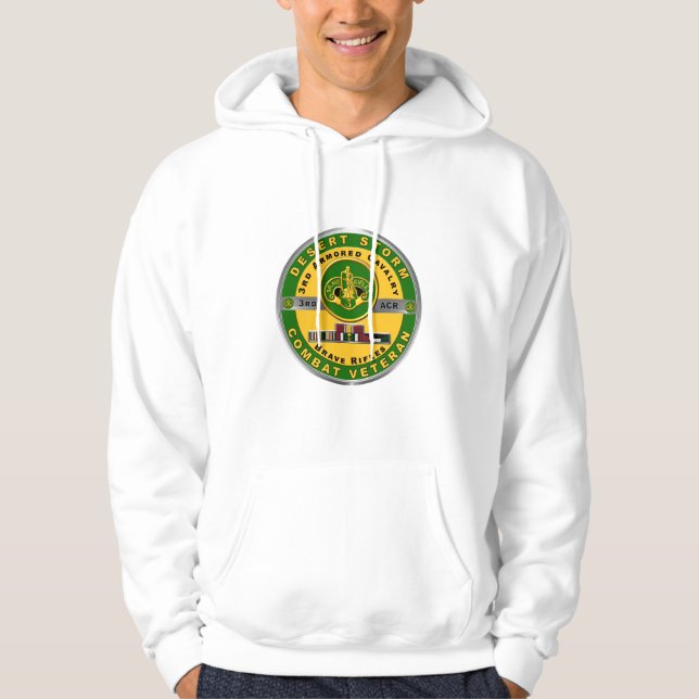 3:e beväpnad kavalleriregim, ökenstorm hoodie (Framsida)