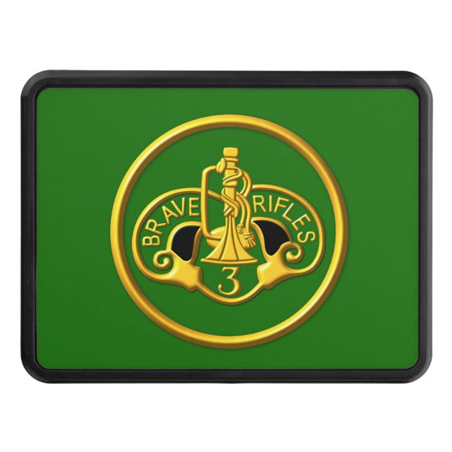 3:e beväpnad kavalleriregistrering dragkroksskydd (Framsidan)