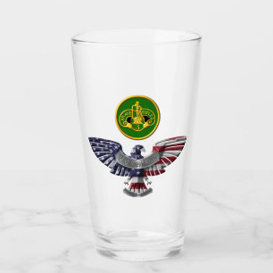 3:e beväpnad kavalleriregistrering Eagle Glass Tum Glaskopp