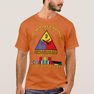3:e beväpnade divisionen VII Corps Desert Storm Ve T Shirt