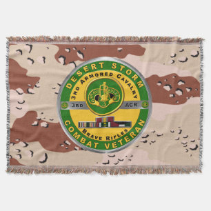 3:e beväpnade kavalleriregim Desert Storm Veteran Filt