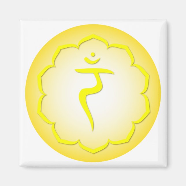 3:e Chakra - Manipura Magnet (Framsidan)
