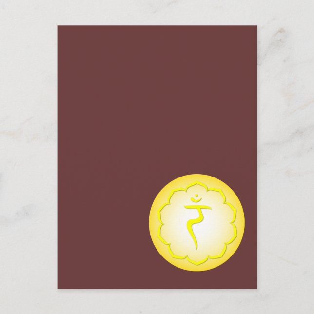 3:e Chakra - Manipura Vykort (Framsida)