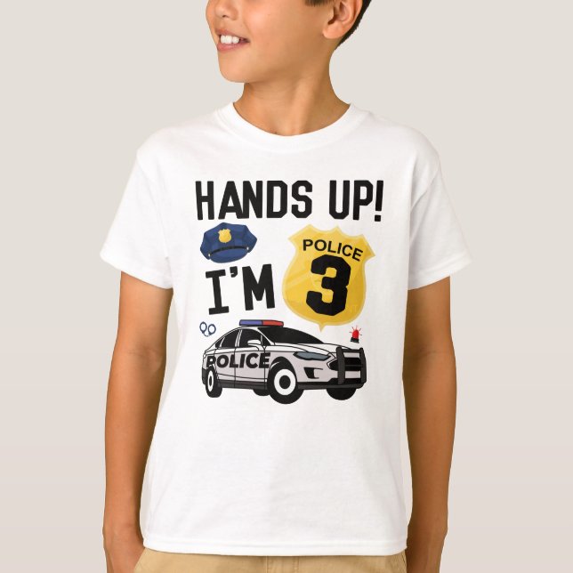 3:e födelsedag Giftpolis 3 år gammal pojke T Shirt (Framsida)