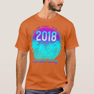 3:e födelsedagen 2018 Vintage Aesthetic Sunset Han T Shirt