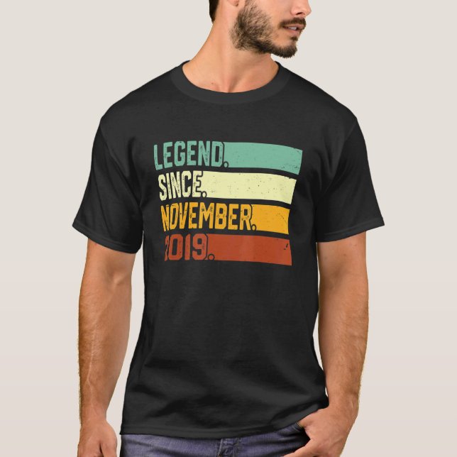 3:e födelsedagen 3:e årsled sedan november 2011 t shirt (Framsida)