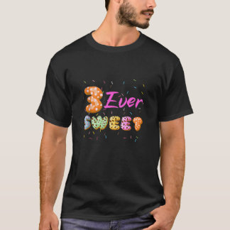 3:e födelsedagen Party Sweet Girl Donut 3-årig Rol T Shirt