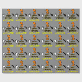3:e födelsedagen: Spooky Halloween-tema + anpassat Presentpapper