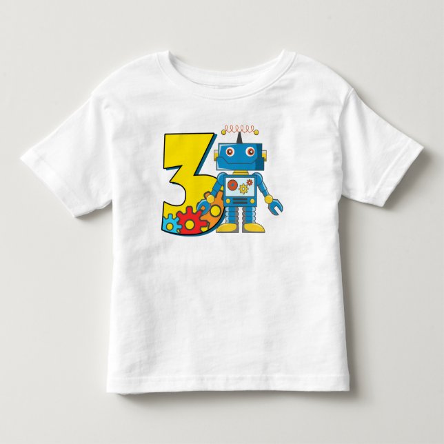 3:e födelsedagen t-shirt (Framsida)