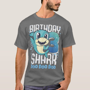 3:e födelsedagshajen 3 år t shirt